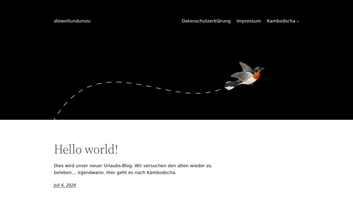 Screenshot of dieweltundumzu.de