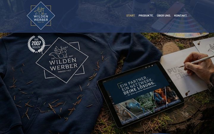 Screenshot of diewildenwerber.de
