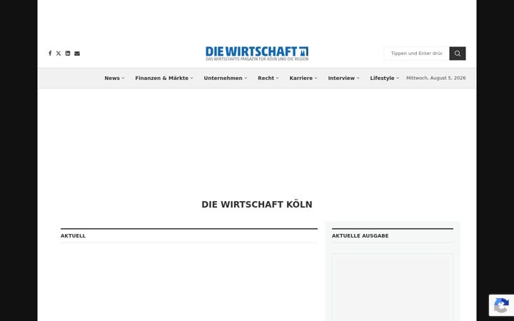 Screenshot of diewirtschaft-koeln.de