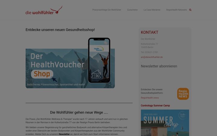 Screenshot stránky diewohlfuehler.de