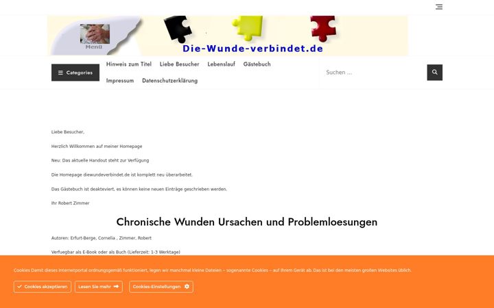 Screenshot of diewundeverbindet.de