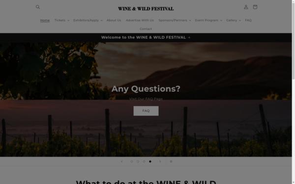 Screenshot von diewynenwildsfees.co.za