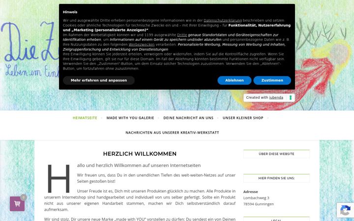 Screenshot stránky diezeitgeister.de
