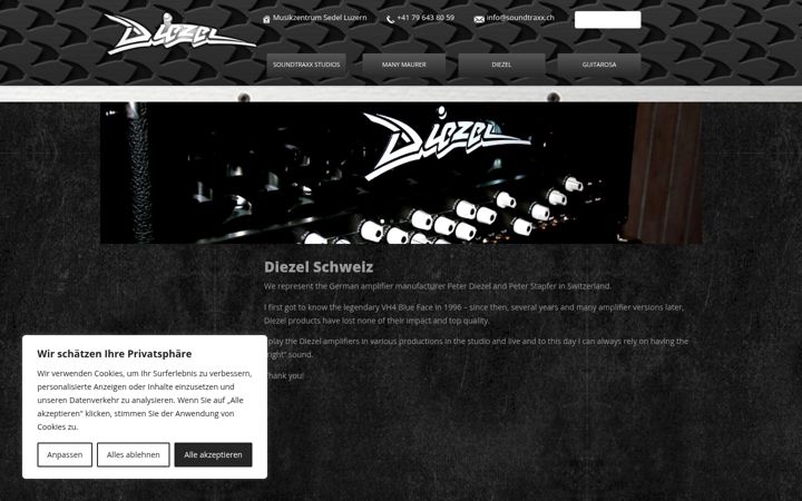 Screenshot of diezelschweiz.ch