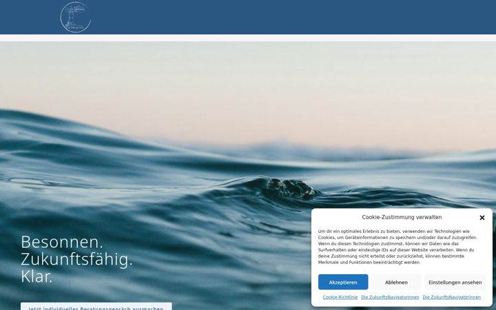 Screenshot of diezukunftsnavigatorinnen.de