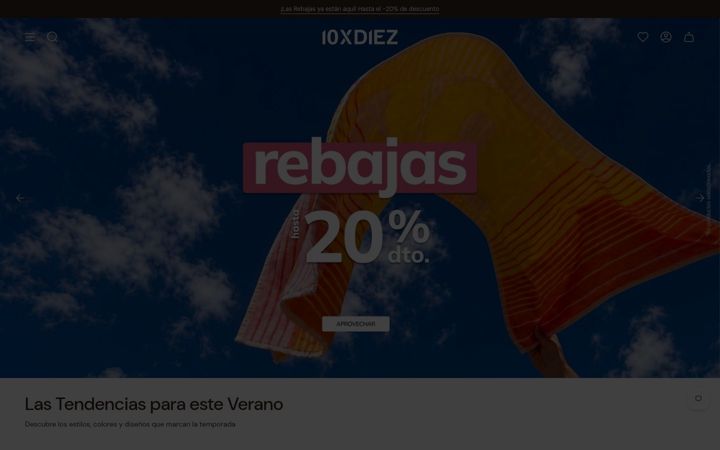 Skjermbilde av diezxdiez.es