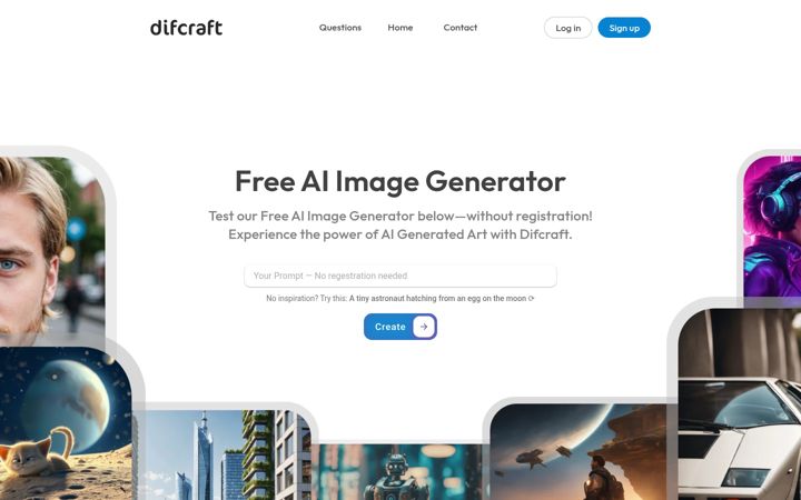 Screenshot of difcraft.com