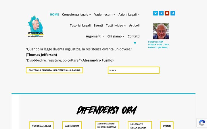 Screenshot ta' difendersiora.it
