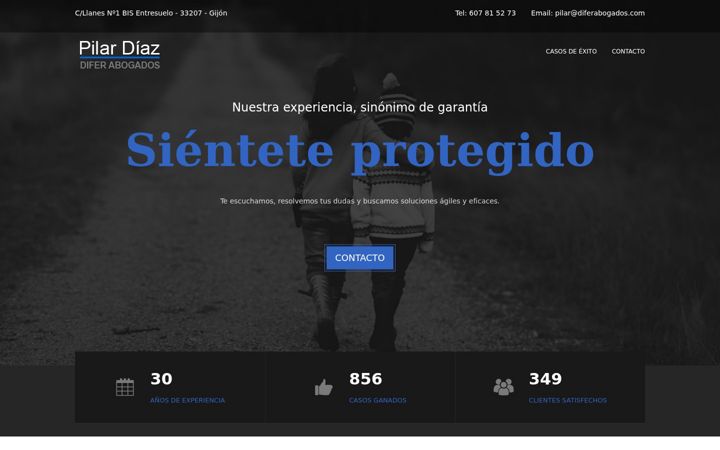 Screenshot of diferabogados.com
