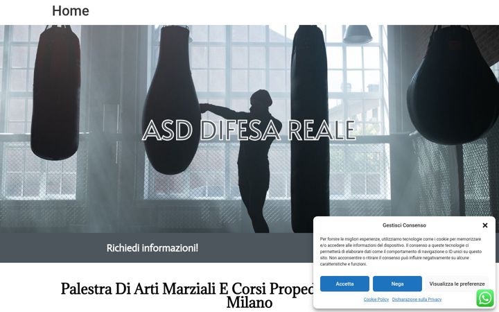 Screenshot of difesareale.eu