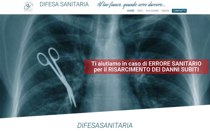Screenshot von difesasanitaria.it