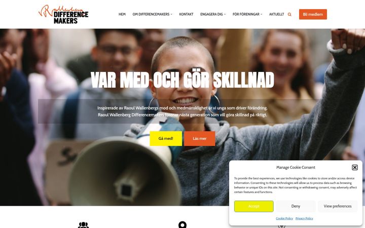 Screenshot ta' differencemakers.se