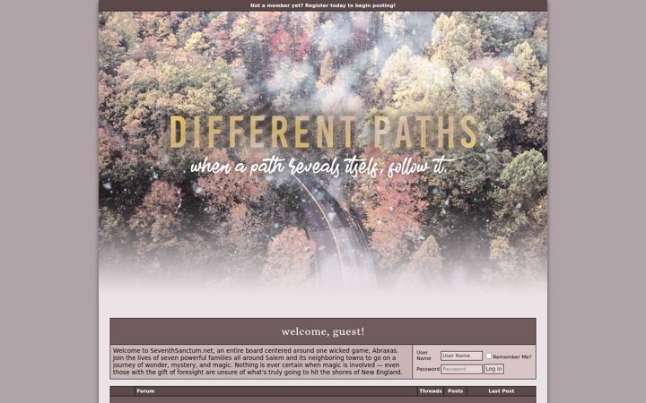 Screenshot of different-paths.net