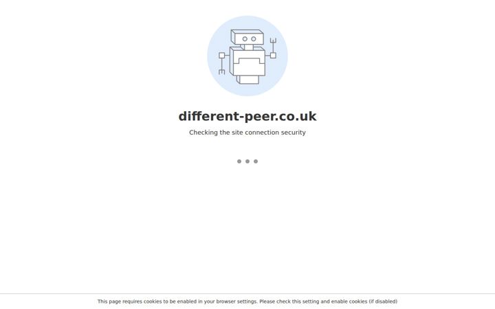 Ekrano kopija different-peer.co.uk