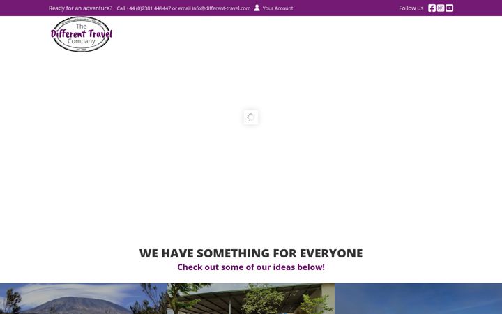 Screenshot of different-travel.com