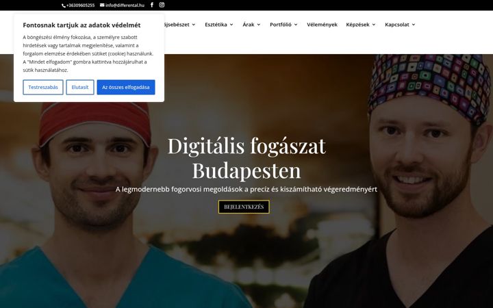 Screenshot of differental.hu