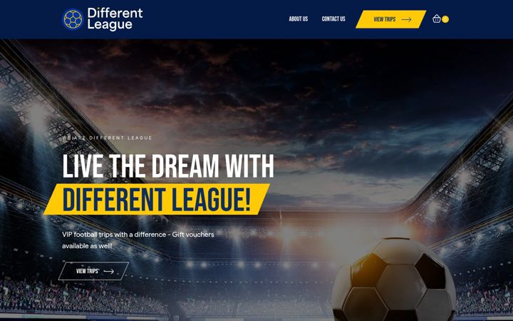 Zrzut ekranu differentleague.uk