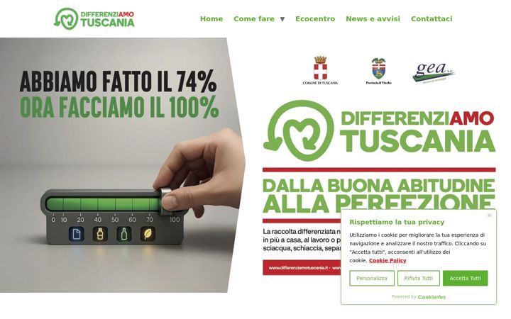 Screenshot von differenziamotuscania.it