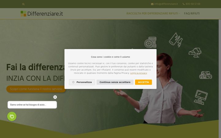 Screenshot von differenziare.it