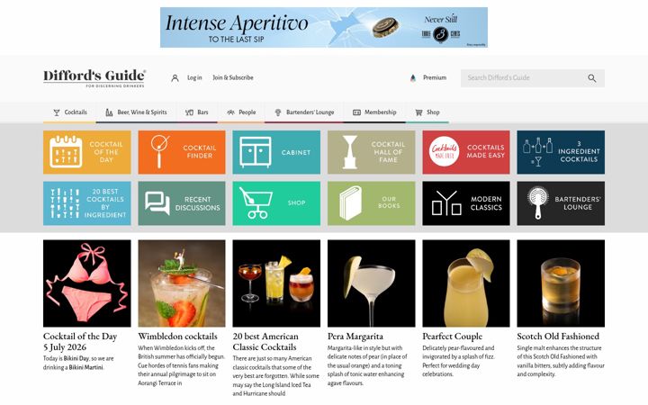 Screenshot van diffordsguide.com