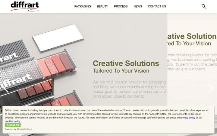 Screenshot of diffrart.com