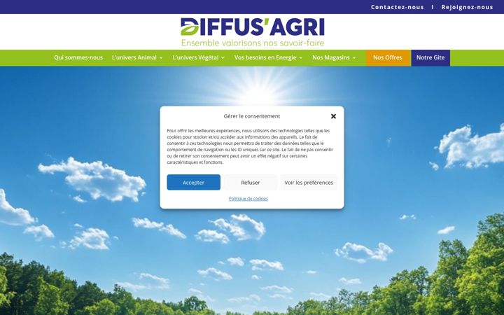 Ekrānuzņēmums no diffusagri.fr