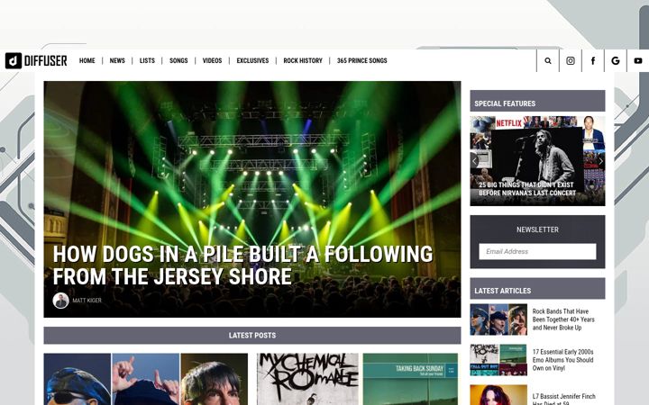 Screenshot of diffuser.fm