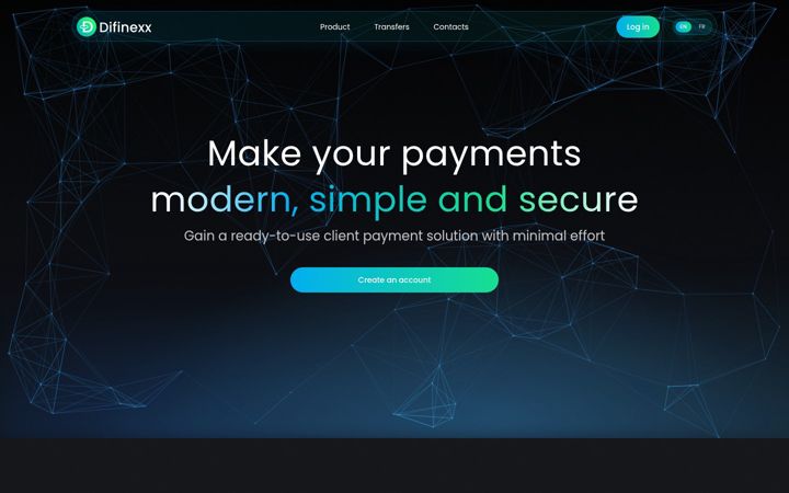 Screenshot of difinexx.com