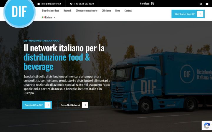 Screenshot of difnetwork.it