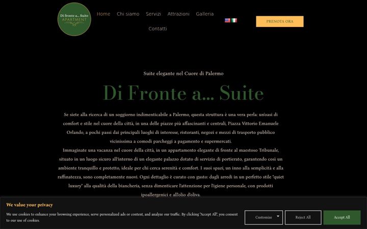 Screenshot of difronteasuite.it
