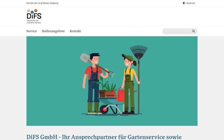 Screenshot of difs-gmbh.de