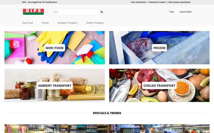 Captura de pantalla de difs.nl