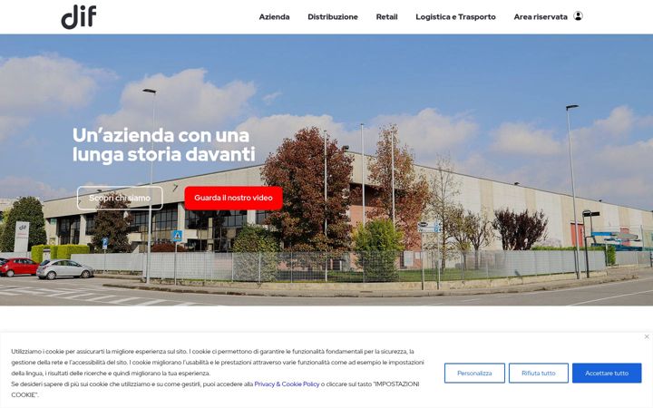 Screenshot of difspa.it