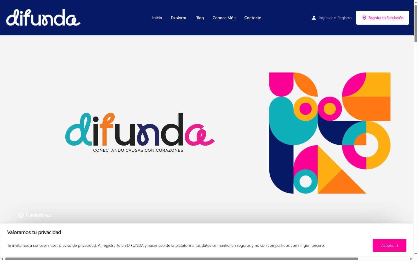 Sutikimo reklamjuostės, rodytos prieš bet kokią sąveiką, ekrano kopija