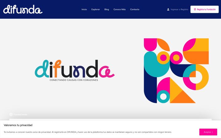 Ekrano kopija difunda.org