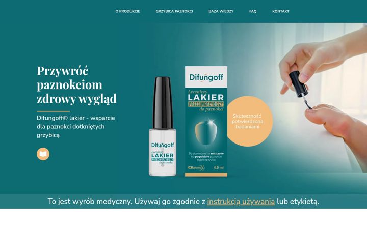 Snimka zaslona za difungoff.pl