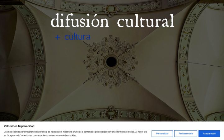 Skjermbilde av difusioncultural.es