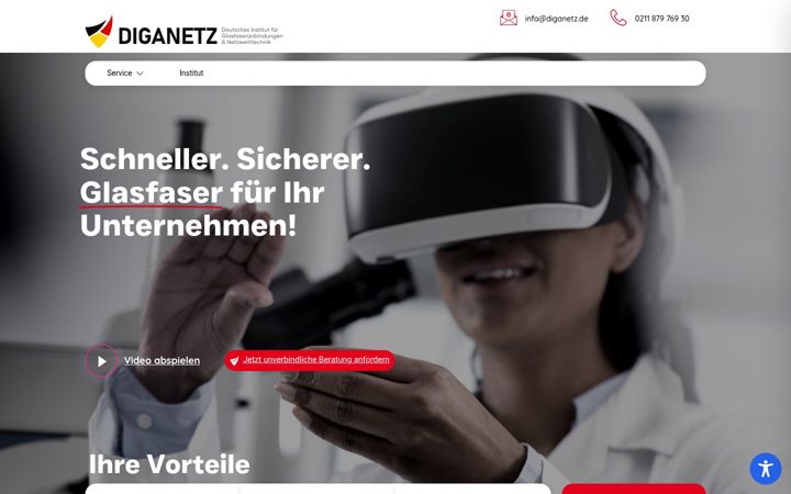 Screenshot of diganetz.de