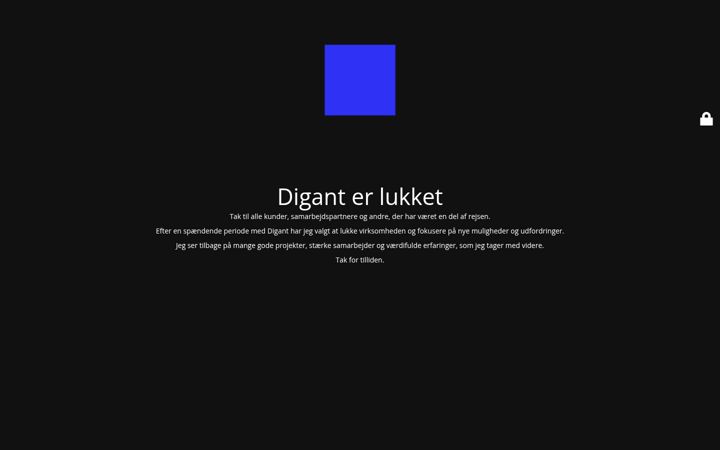 Screenshot of digant.dk