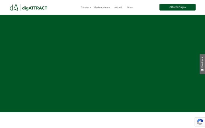 Screenshot ta' digattract.se