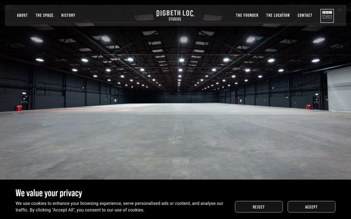 Screenshot of digbethlocstudioslimited.com