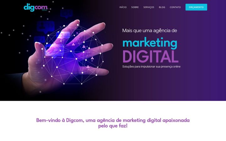 Captura de ecrã de digcomvisual.com.br