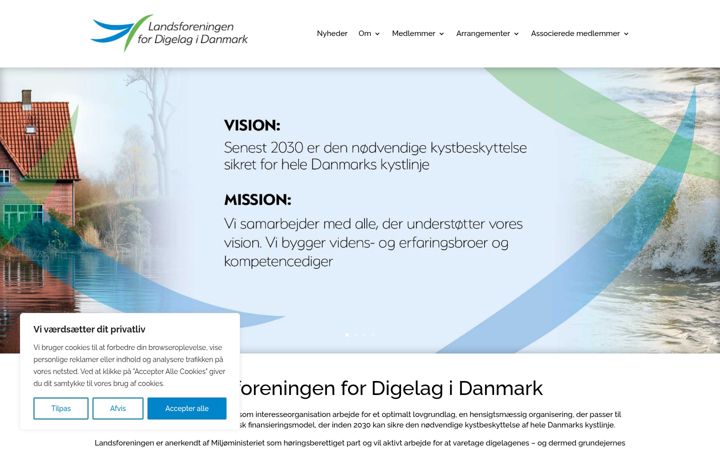 Snimka zaslona za digelagdk.dk