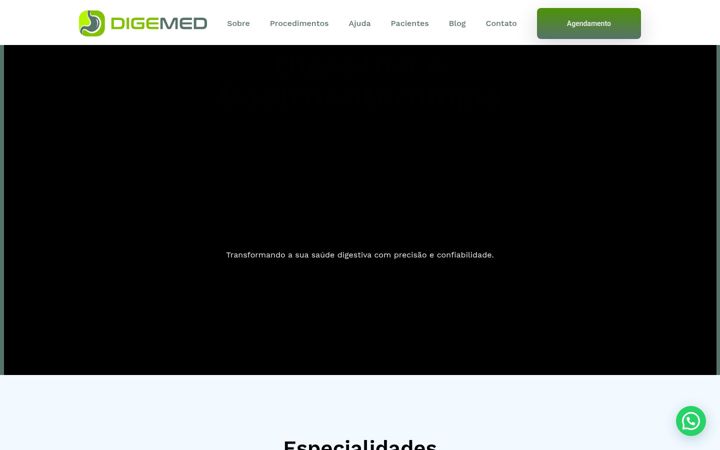 Captura de ecrã de digemed.com.br