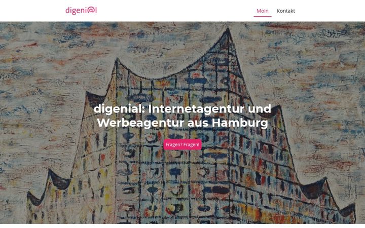 Screenshot of digenial.de