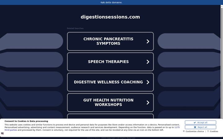 Screenshot of digestionsessions.com