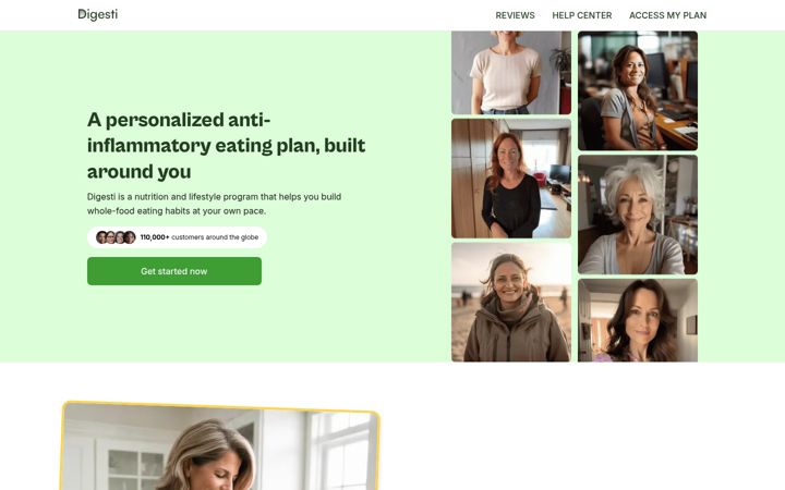 Screenshot of digestiplan.com