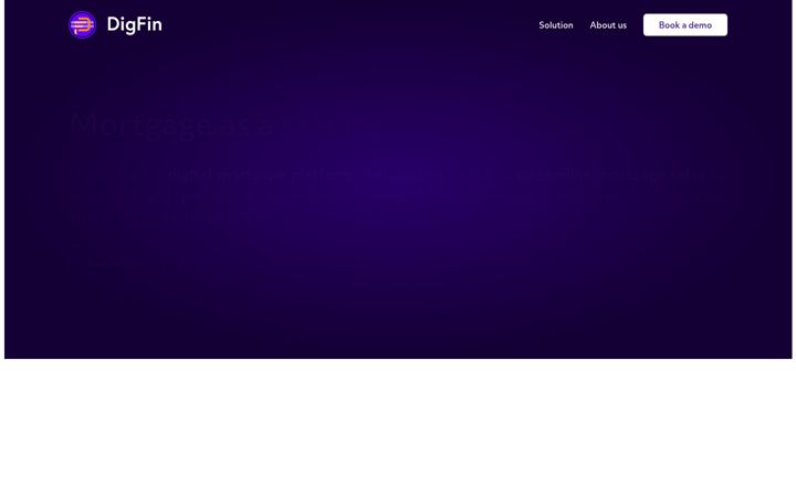 Screenshot stránky digfin.eu