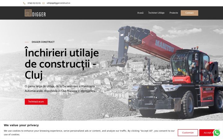 Screenshot of diggerconstruct.ro