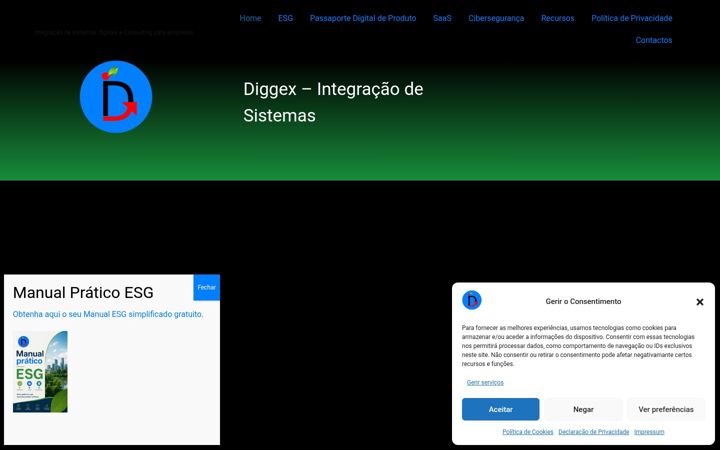 Screenshot ta' diggex.net